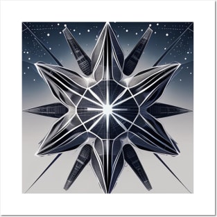 Meshed Star Posters and Art